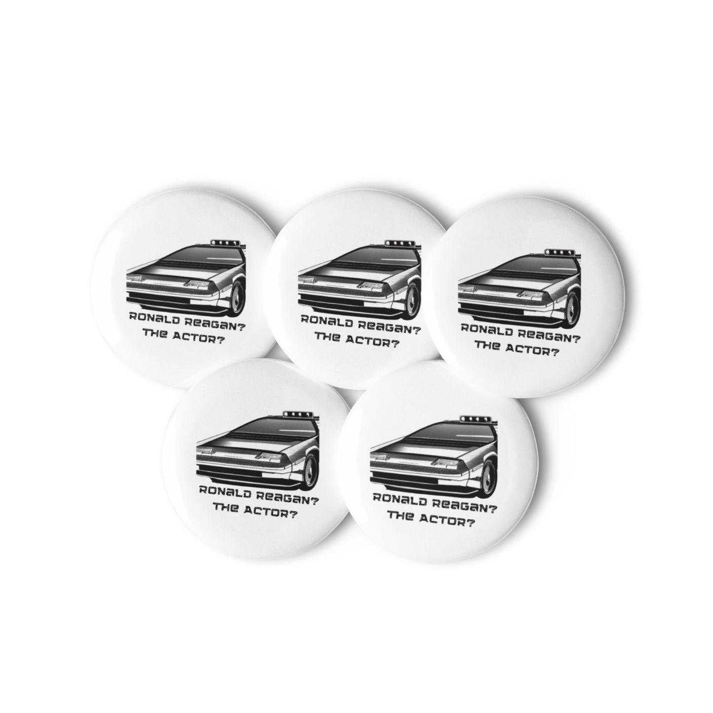 Set of pin buttons