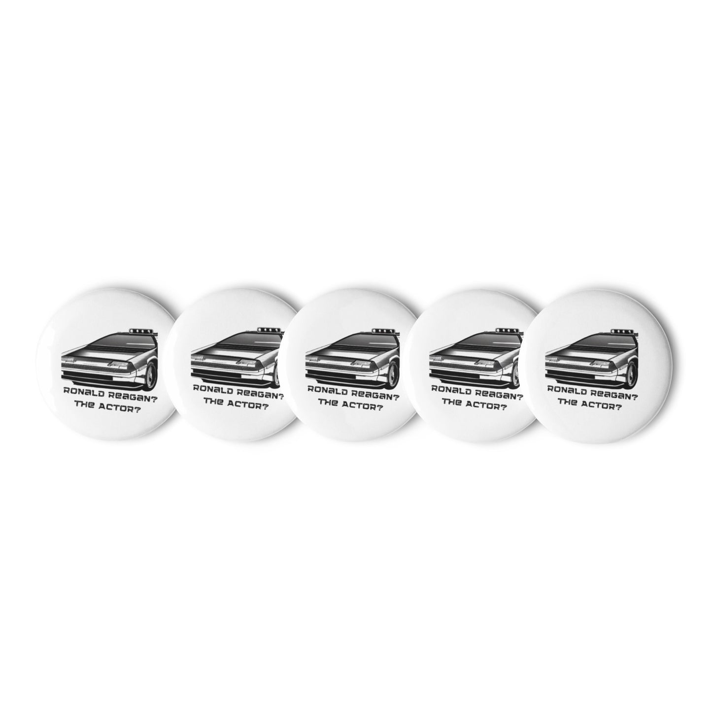 Set of pin buttons